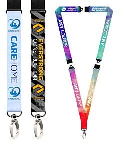 Personalised Lanyards Triple 3 Point Breakaway Sublimation Printed
