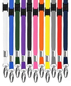 Premium Eco Lanyard Neck Strap with Swivel Metal Clip