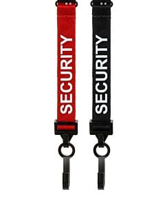 Security Lanyards Pre-Printed Breakaway With Plastic Clip