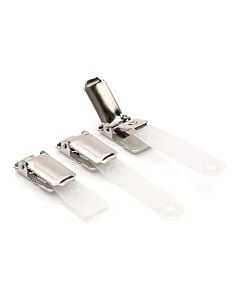 Pack of 100 ID Locking Badge Clips