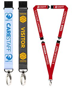 Personalised Lanyards Triple 3 Point Breakaway