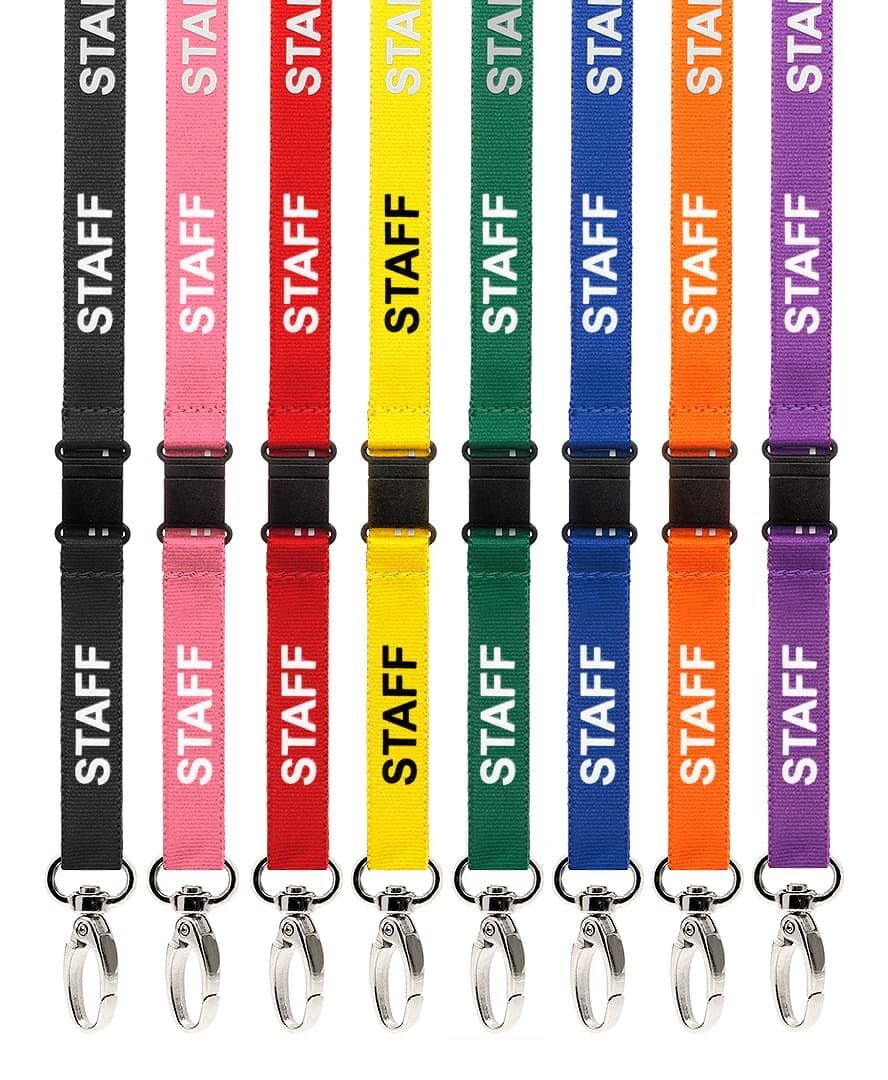 Bulk Pack Special Event Lanyards With Two Bull Dog Clips SPID 2260 ASSORTED Q25 - View #7