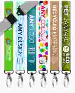 Recycled PET Personalised Lanyards