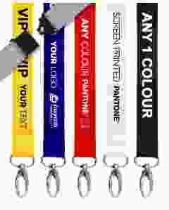 Personalised Lanyards Flat Polyester