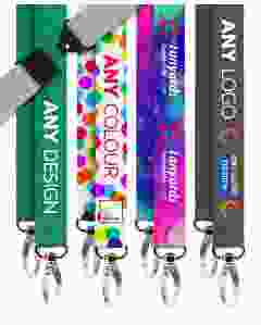 Personalised Lanyards With 2 clips