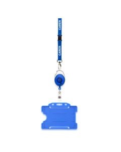 Carer lanyard with card holder