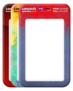 Temp Custom Badge Holders Vertical