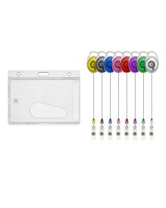 Ejection Card Holder with YoYo Premier Reel Clip