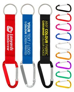 1 Colour Screen Print Personalised Keychain