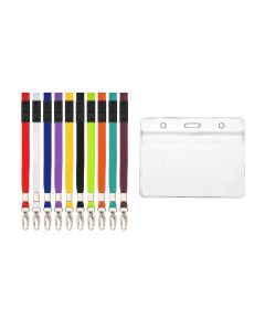 Breakaway Lanyards and Standard ID Card Holders