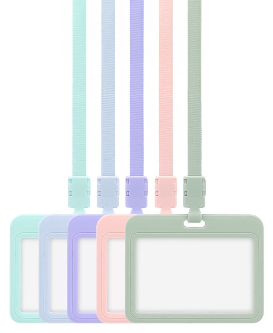 10 STKS Plastic Kaarthouder, Transparante Clear Horizontale Waterdichte